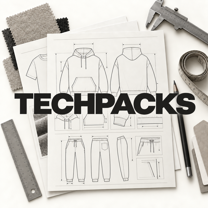 Tech Packs for clothing brands