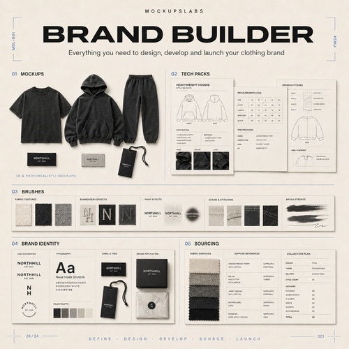 Brand Builder strategy, identity and collection planning toolkit preview