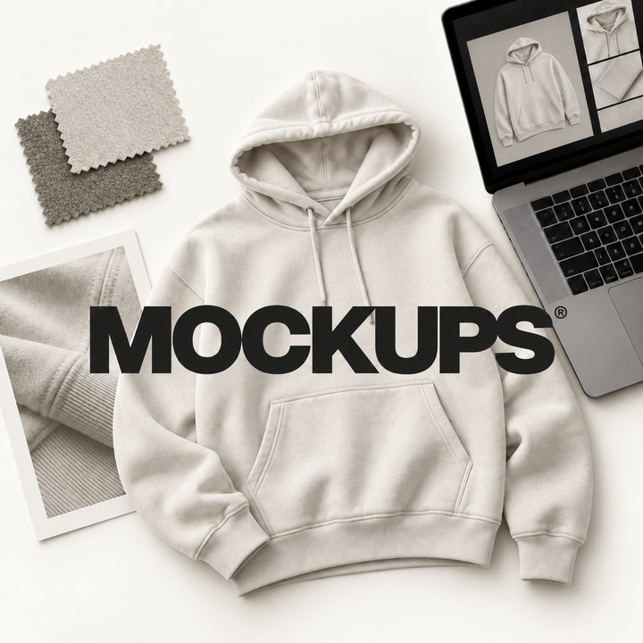 2D mockups for clothing brands